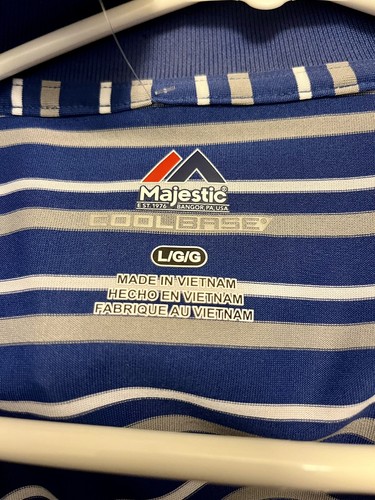 Polo Shirt Los Angeles Dodgers grande blu bianco - Foto 5 di 9