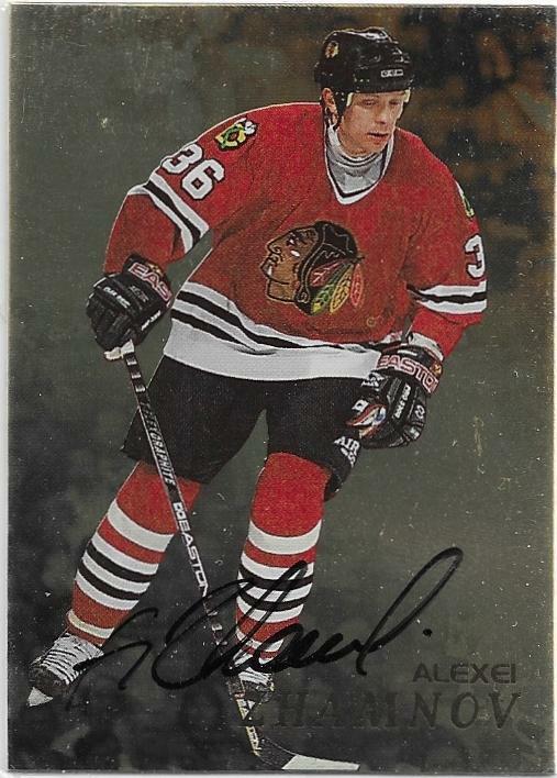 1998-99 Topps Finest Alexei Zhamnov #134 Chicago Blackhawks