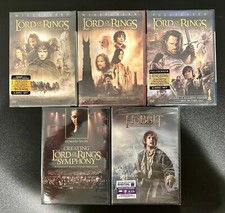 The Lord of the Rings 5 DVD Lot Fellowship of the Ring, Two Towers, etc  NEW