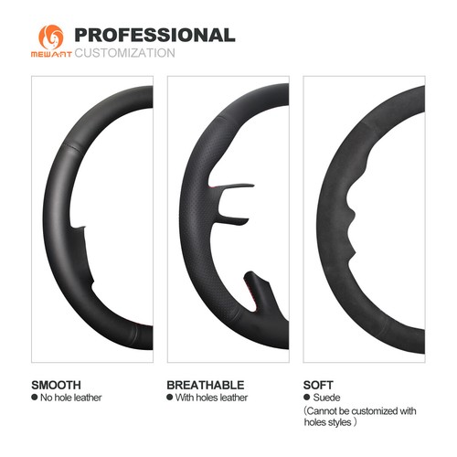Genuine Leather Steering Wheel Cover for Subaru WRX (STI) Levorg 2015-2019 G3 - Picture 12 of 12