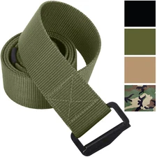 Tactical Utility BDU Belt Adjustable Heavy Duty Nylon Uniform Belt