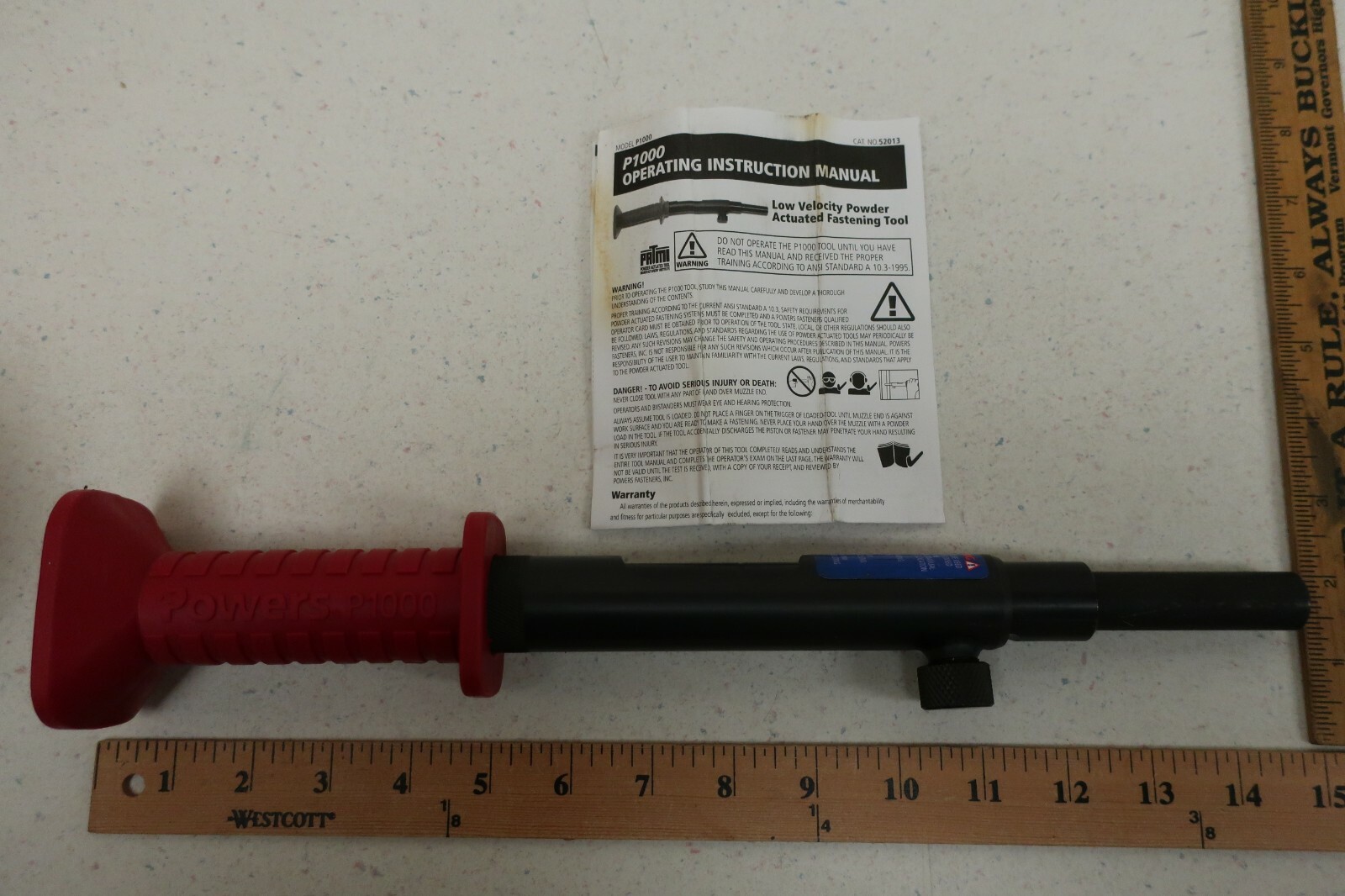 DEWALT Powers HAMMER ACTUATED POWDER Fasteners Fastening Tool Item .22