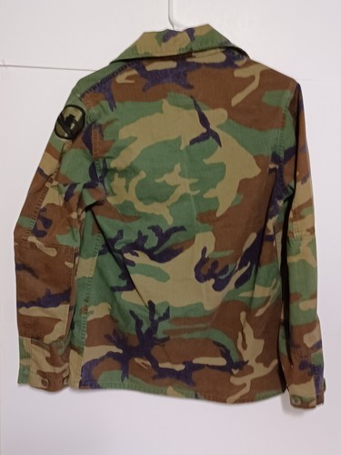 US ARMY Woodland Camo Shirt Small - Regular mit Patches - Bild 9 von 9