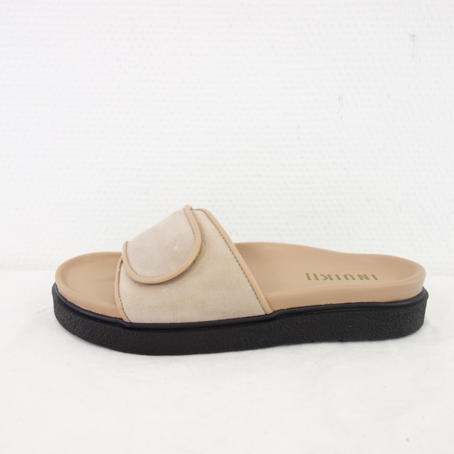 Женские босоножки на плоской подошве Fußbett, Бежевые классические туфли Neu