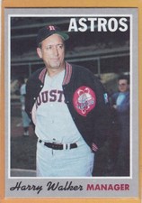 1970 TOPPS BASEBALL HARRY WALKER #32 ASTROS EXMT/EXMT+ *97150