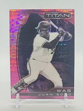 2022 Panini Chronicles - Titan Juan Soto #21 Pink Pulsar Prizm