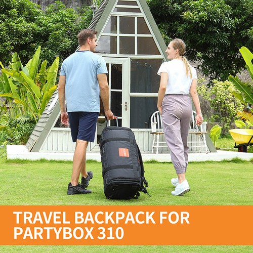 For JBL PARTYBOX 310 Bluetooth Speaker Tote Bag Carry Case Travel Backpack Black - Picture 7 of 7