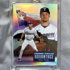 2024 Topps Series 2 Home Field Advantage Evan Carter #HFA-13 (RC) Texas Rangers