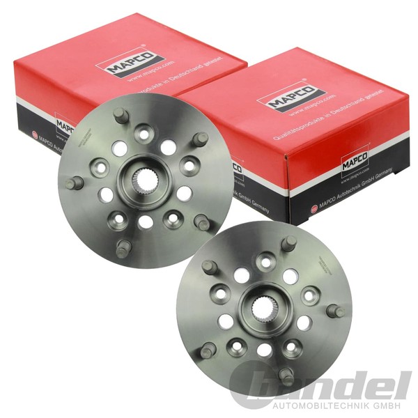 2X Mapco Radnabe Vorne Beidseitig Passend FüR Ford Transit | 46627-image
