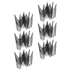 6 Pcs Black Scary Spooky Cloth Halloween Party Decoration Supplies