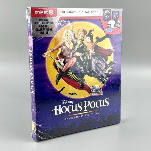 Hocus Pocus: Anniversary Edition - Target Exclusive w/ Book (Blu-ray, 2018) NEW - Picture 2 of 8
