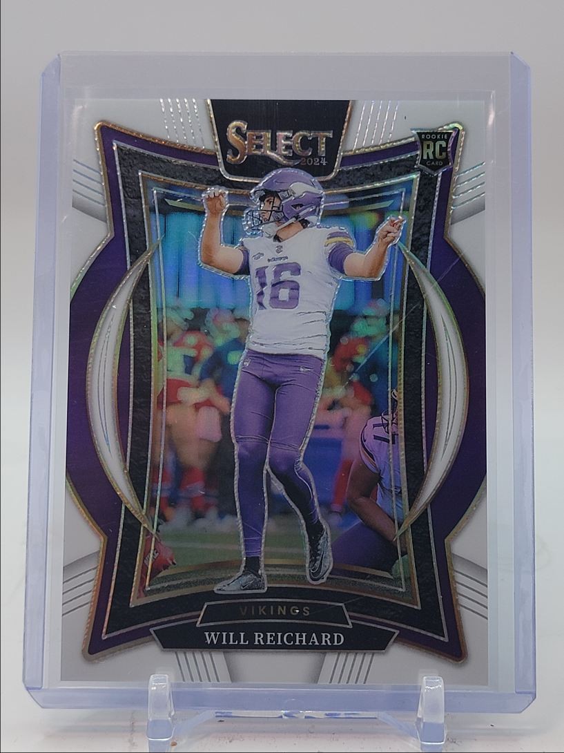 WILL REICHARD 2024 SELECT CONCOURSE ROOKIE WHITE PRIZM RC /35 Q4549