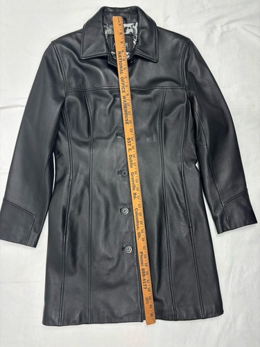Vintage ADLER COLLECTION Lammfell Lederjacke schwarz Damen S butterweich - Bild 5 von 6