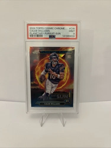 2024 Topps Cosmic Chrome - Planetary Pursuit Caleb Williams #PPSU-CW Sun PSA 9
