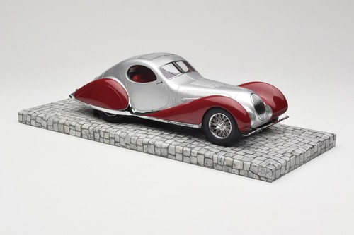 107117121 Talbot-Lago T150 C-SS Coupe Silver Red Minichamps 1/18 - Imagen 4 de 6
