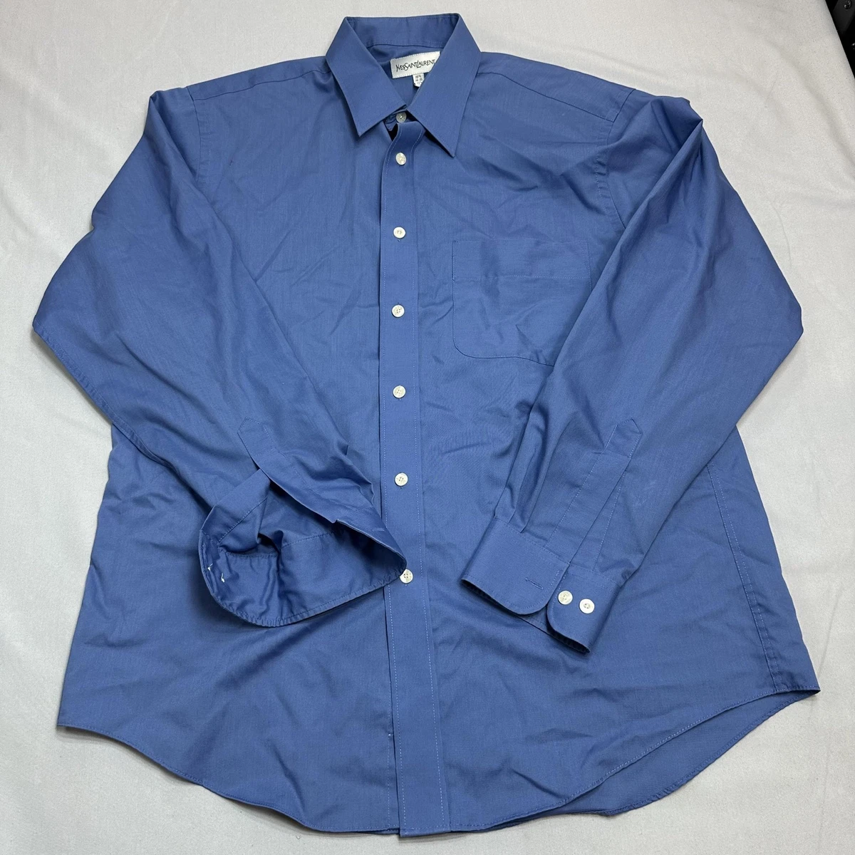 Saint Laurent Long Sleeve Blue Shirts for Men for sale | eBay
