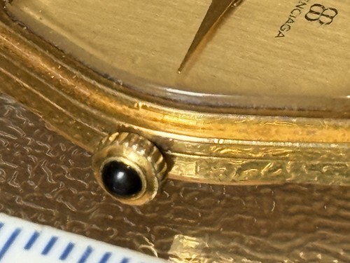 RARE Vintage 1980s Balenciaga Swiss Made Manual Winding 17 Jewels Dress Watch - Picture 14 of 24