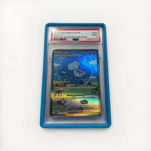 2024 Paldean Fates Bubble Mew EX Special Illustration Rare #232 PSA 9 Mint