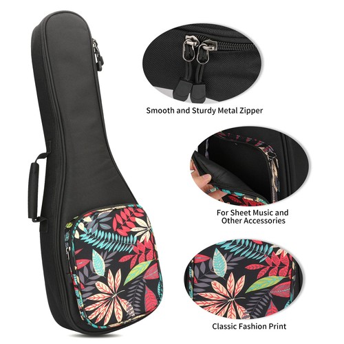 Ukulele Bag,21 23 26 30 Durable Colorful Ukelele Case with Thicker Pad For So... - Picture 5 of 7