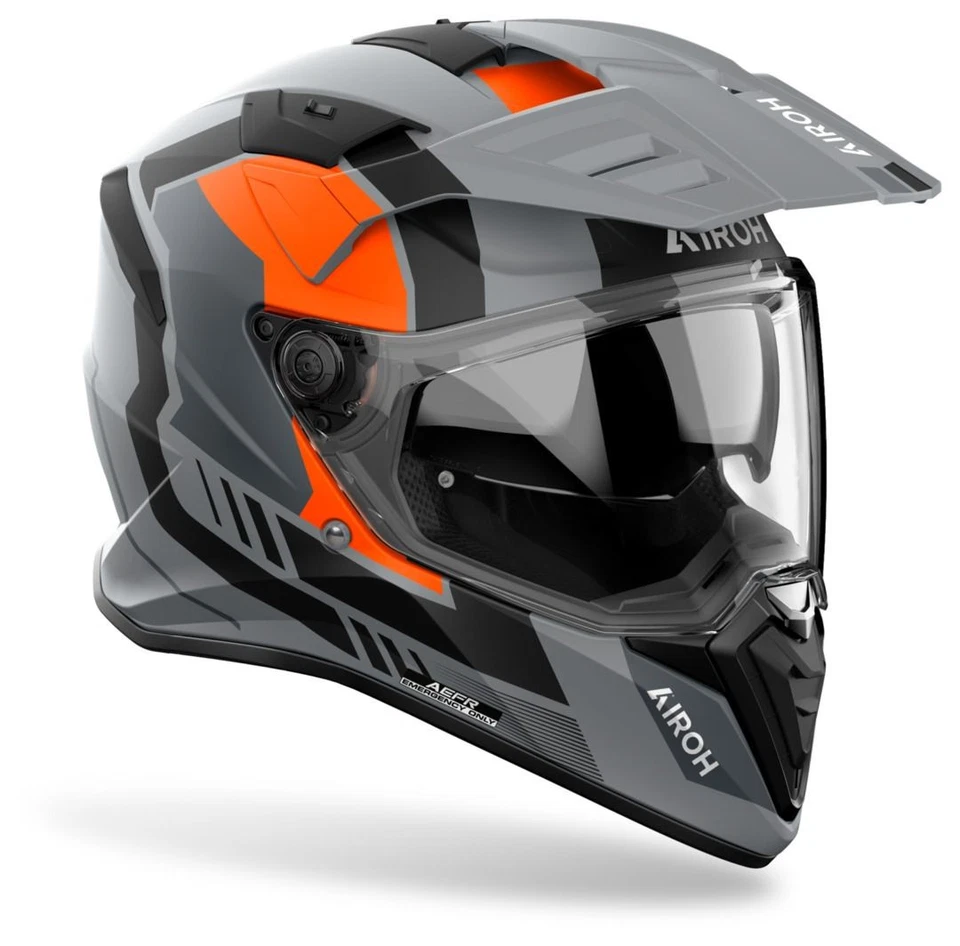 Full-Face Helmet Airoh BANDIT HORN Orange Matt Foto 3 de 4