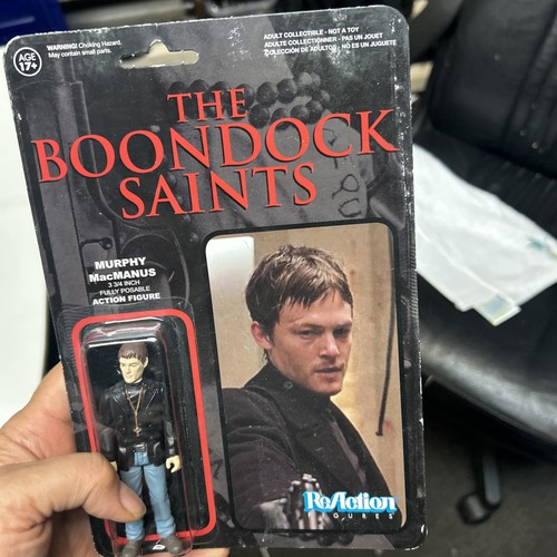 2015 THE BOONDOCK SAINTS MURPHY MacMANUS REEDUS DARYL WALKING DEAD FIGURE MOC - Foto 7 di 7
