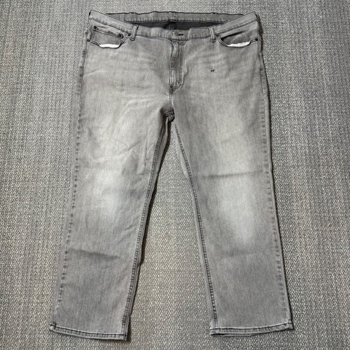 Levis 541 Athletic Fit Tapered Jeans Gray Stretch Mens Size 46x30 - Picture 2 of 11