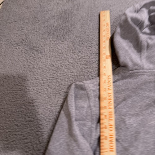 Nike Sweater Mens Large Gray Hoodie Sweatshirt Club Fleece Pullover Swoosh - Picture 11 of 11