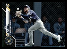 Ben Gamel Milwaukee Brewers 2020 Topps Black #344 SN /69