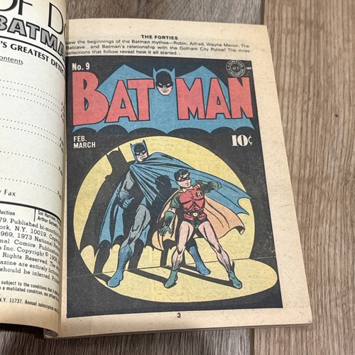 Best Of DC Blue Ribbon Digest Batman 2 DC Pocket Comic Paperback Book 1979 40th - Picture 6 of 11