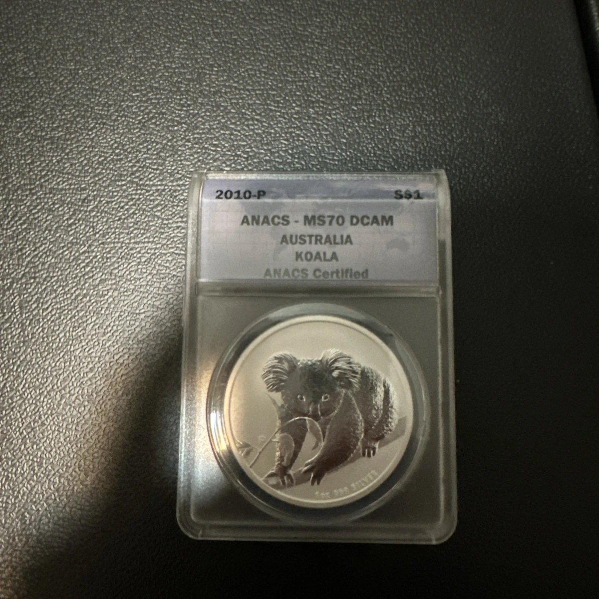 Australian Koala 1 oz Precious Metal Content per Unit 2010 Silver