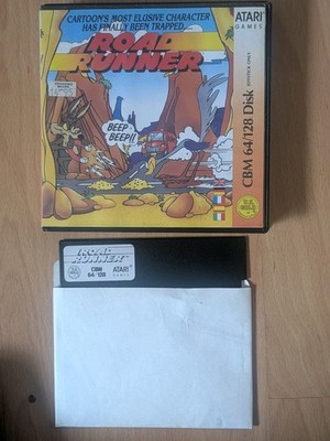 Road Runner US Gold Commodore 64 Disk komplett + schöner Zustand