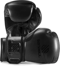 Sanabul Essential Gel 10oz. Boxing Gloves Unisex Kickboxing MMA Muay Thai Gloves