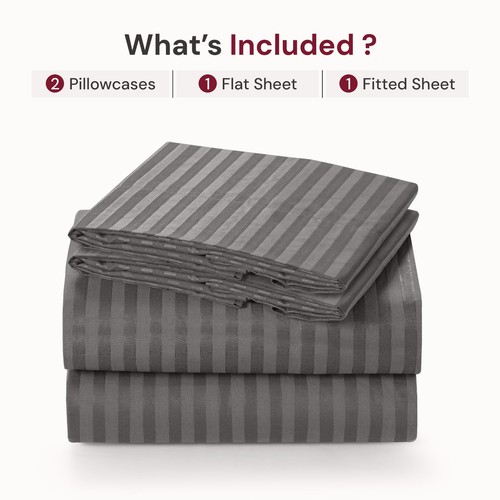 4 Piece Bed Sheet Set Hotel Luxury Ultra Soft Microfiber Deep Pocket Sheets Set - Picture 88 of 110