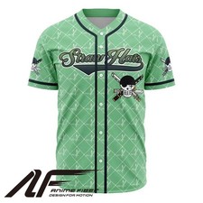 Roronoa Zoro Baseball Jersey  One Piece Anime Jersey