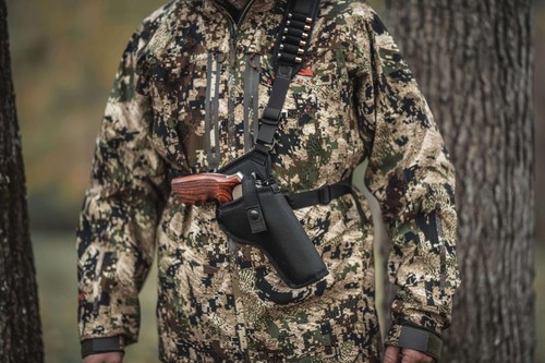 Outdoors - Denali Chest Holster for Revolver up to 4 5/8” Barrel - Picture 4 of 8