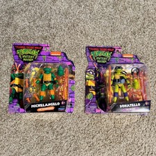 TMNT Teenage Mutant Ninja Turtles Mutant Mayhem Donatello & Michelangelo NEW