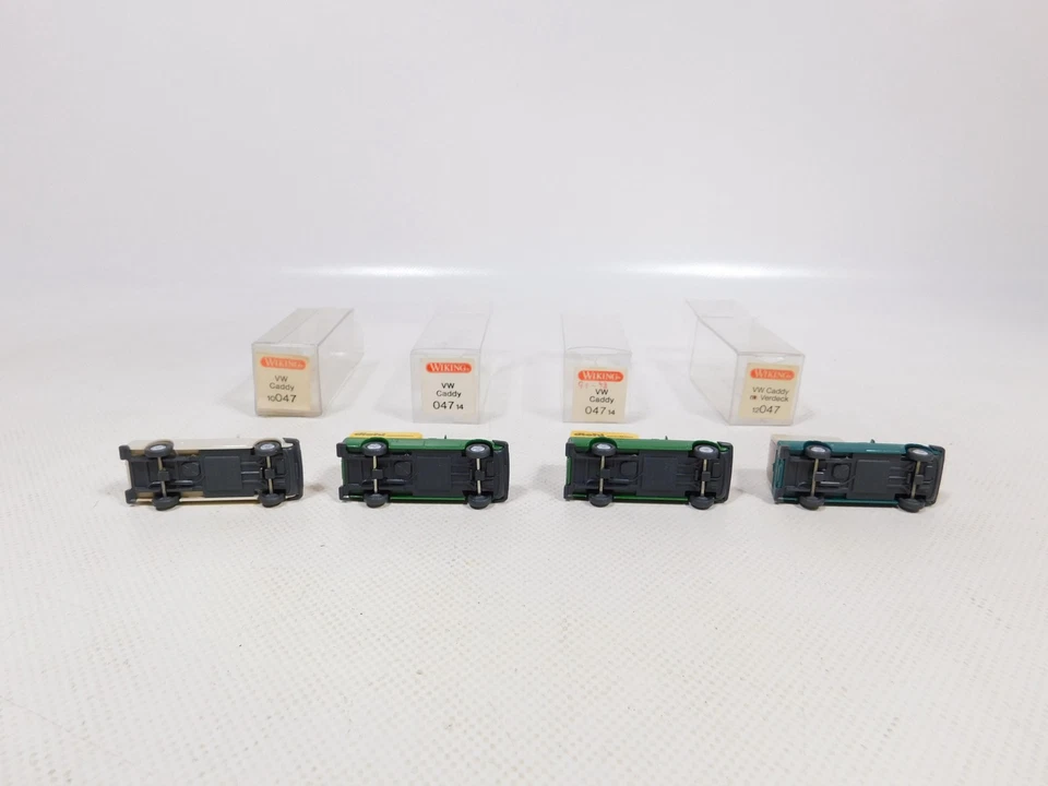 4x wiking H0 1:87 Modello VW Caddy 047 14 Diehl 12 047 10 047 Mint + Box # - Immagine 3 di 4