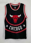 Nba Mens Black Chicago Bulls #66 Basketball Sleeveless Jersey Size Medium