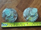 Set of 2 Matching Vintage 24% Lead Crystal Art Cut Glass 'Wedding' Bells