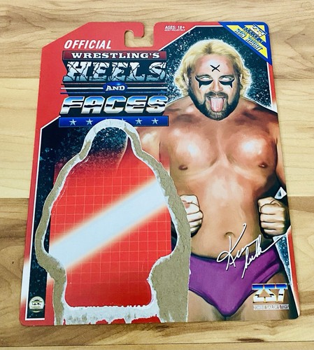 Wrestling Heels And Faces Kevin Sullivan Figure Full Card Back WWE WWF Rare