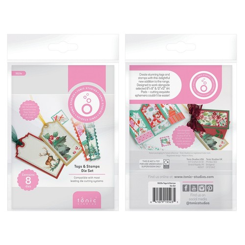 Tonic Studios Die Set-Tags & Stamps 5A002279-1G4VT - Picture 4 of 4