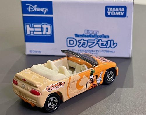 Takara Tomy Tomica Goofy Honda Beat Orange Japan Diecast car Disney 1/50 New 72 - Picture 3 of 7