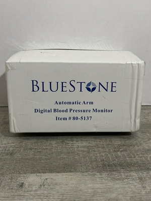 #ad New BlueStone Automatic Arm Digital Blood Pressure Monitor Item #80 5101 $19.99