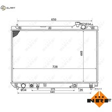 RADIATOR ENGINE COOLING 58378 FOR 1MZ-FE 3.0L 6cyl