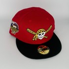 Red Black Pittsburgh Pirates 2006 All Star Game Banned Skully New Era Fitted Hat