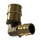 5 Pack XFITTING 1/2" x 3/4" Pex A Elbow, Expansion Reducing Elbow, Lead Free