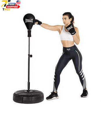 Everlast Adjustable Reflex Speed Bag Freestanding Punching Bag for
