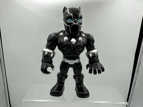 Black Panther 10” Super Hero Adventures Heroes Hasbro Marvel Mega Mighties - Picture 1 of 5