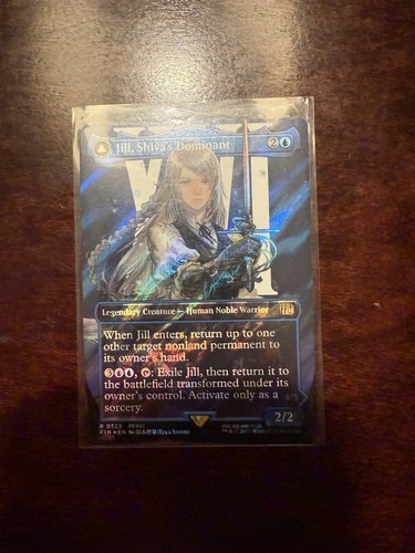 Jill, Shiva's Dominant (Borderless) (Surge Foil) Final Fantasy Foil