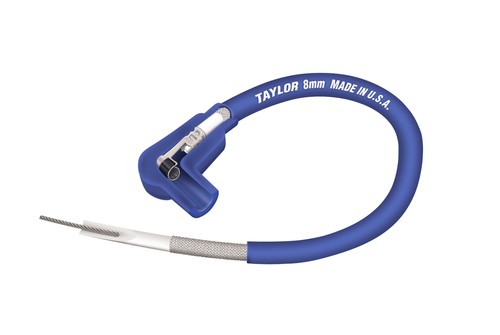 Taylor Ignition Leads Spark Plug Wires Blue for Harley-Davidson Softail 2000-17 - Picture 3 of 3